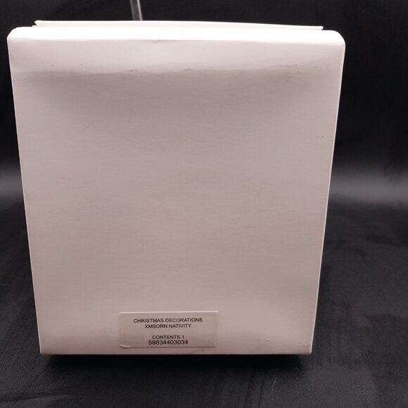 Wedgwood Nativity Christmas Ornament  Blue White in Box Jasper Ware Bauble - Picture 3 of 10